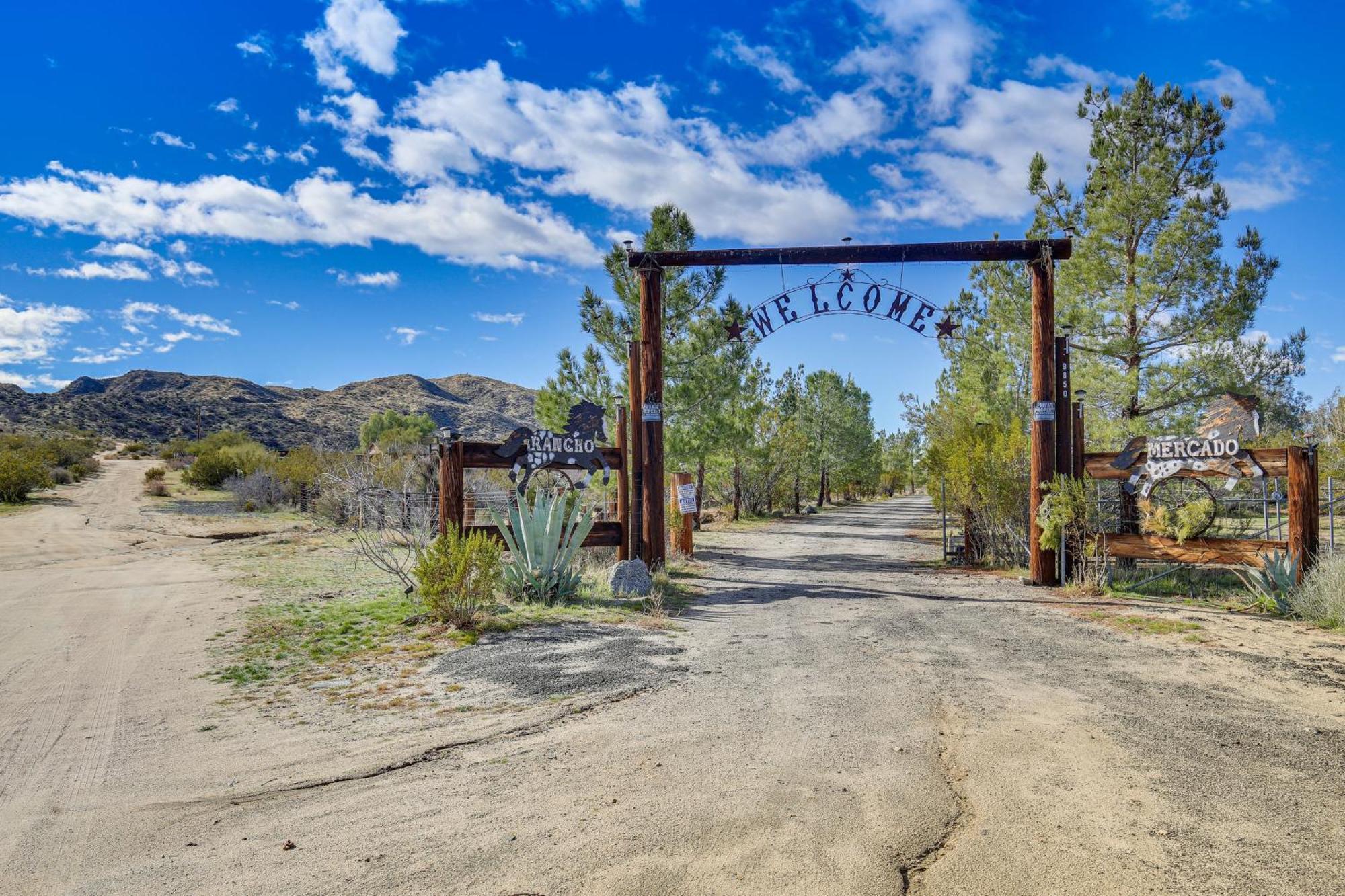 Mountain-View Morongo Valley Cabin Quiet Setting! Villa Exterior photo